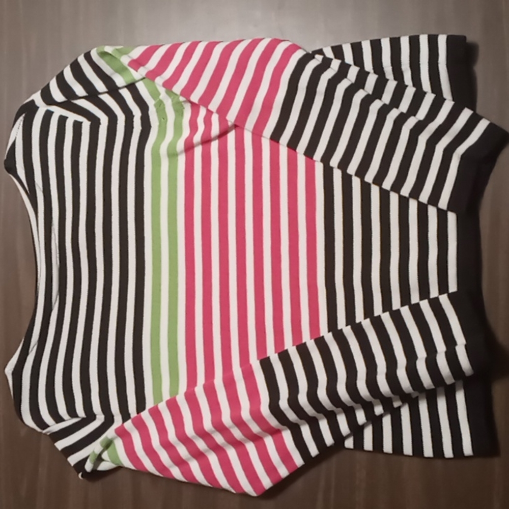 Sag Harbor Sport Bright Striped Sweater Size XL - Picture 1 of 4